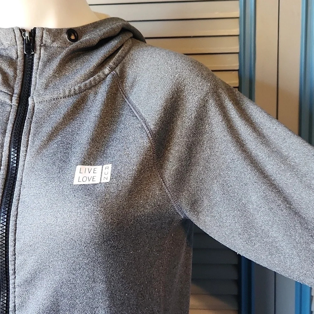 Aeropostale Gray Performance Zip Hoodie - Picture 7 of 14